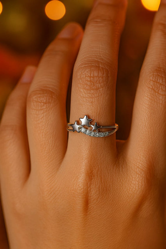 Elegant 925 Sterling Silver Ring for Women- R 628