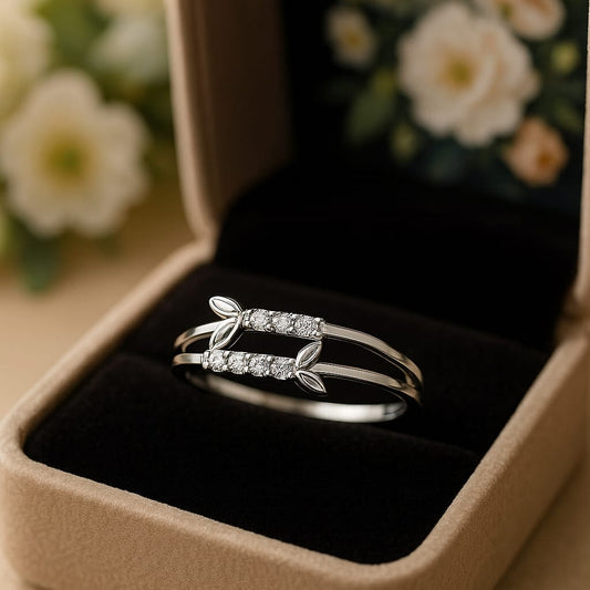 Elegant 925 Sterling Silver Ring for Women - R 607