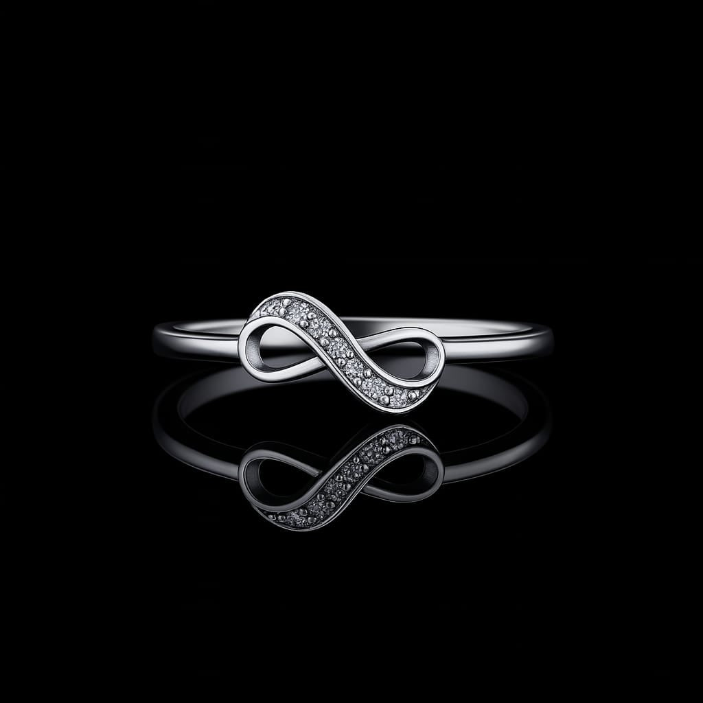 Elegant 925 Sterling Silver Ring for Women - R 606