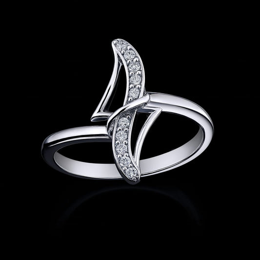 Elegant 925 Sterling Silver Ring for Women - R 520
